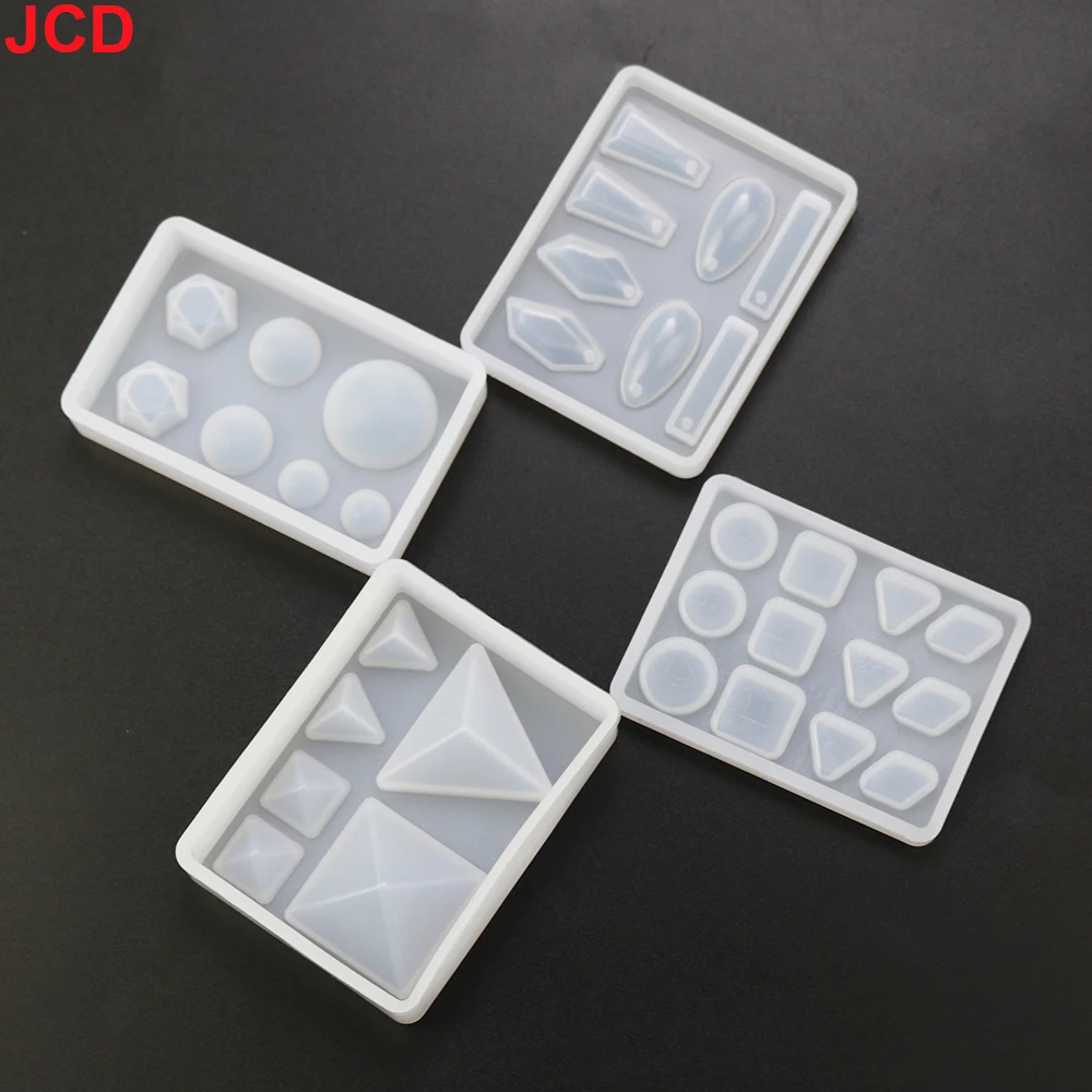 JCD DIY Силиконовый Кристалл Ойклера Маленькая Пирамида Геометрическая Форма Для