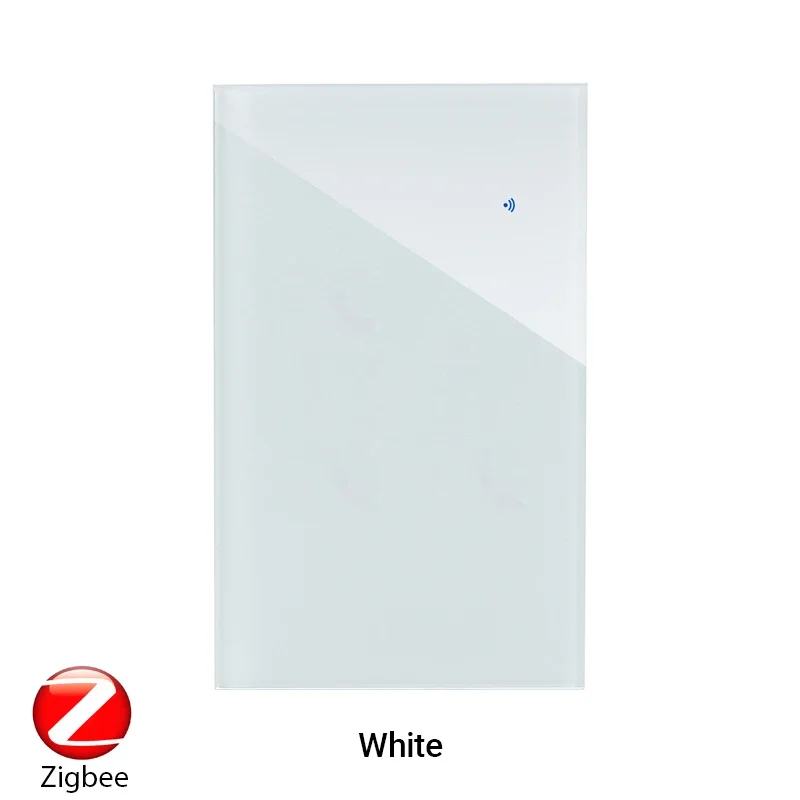 

Shawader Zigbee Tuya Smart Touch Настенный выключатель США Прямоугольная стеклянная панель Беспроводное приложение Пульт дистанционного управления от Alexa Google Home
