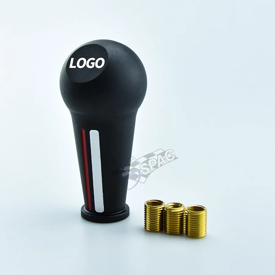 С логотипом автомобильный гоночный Стайлинг алюминиевая ручка переключения