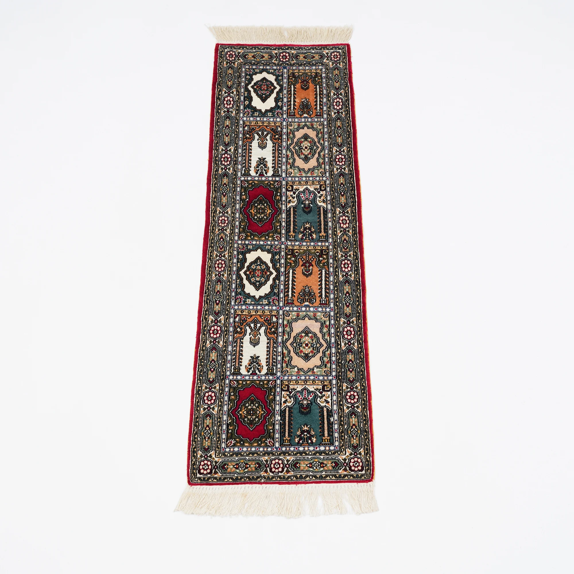 1 'x 3' маленький коврик четырехсезонный шелковые ковры ручной работы (LJH035) |