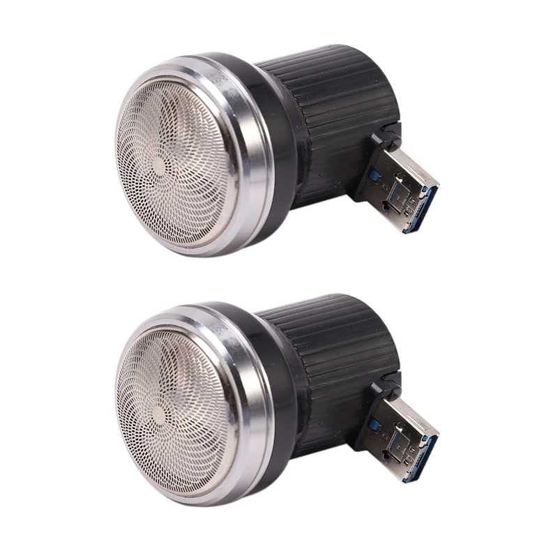 

2x оригинальный компактный портативный USB-разъем для путешествий, триммер для бороды, бритва