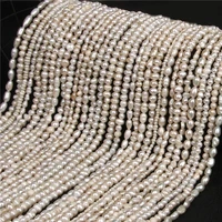 2 4 5mm tiny freshwater pearl bead irregular shape meticulous baroque pearl loose beads for diy necklace bracelat jewelry making