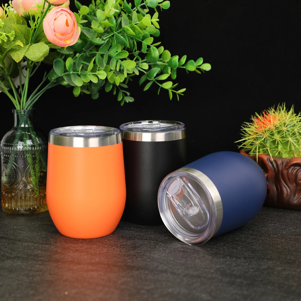 12oz stanley Stainless Steel Wine Cafe Double Walled Insulated Tumblers Coffee Bottle Vacuum Insulation Tape Cover Leak Proof