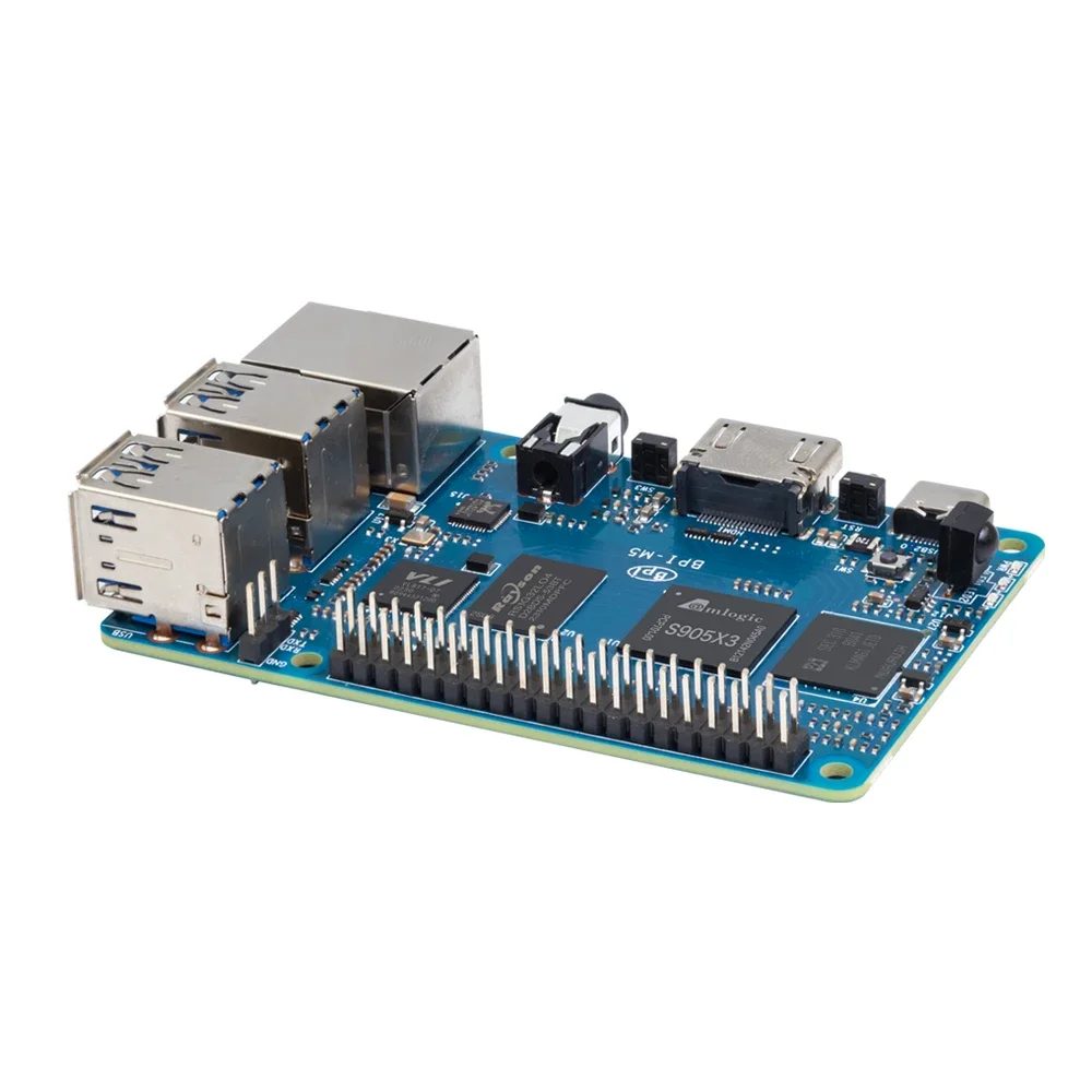 Фото VivaBanana PI BPI-M5 Amlogic S905X3 Quad Core ARM Mali G31 4 ГБ LPDDR4 ОЗУ 16 ГБ EMMC Flash с поддержкой Linux Ubuntu Debian Single Board №2