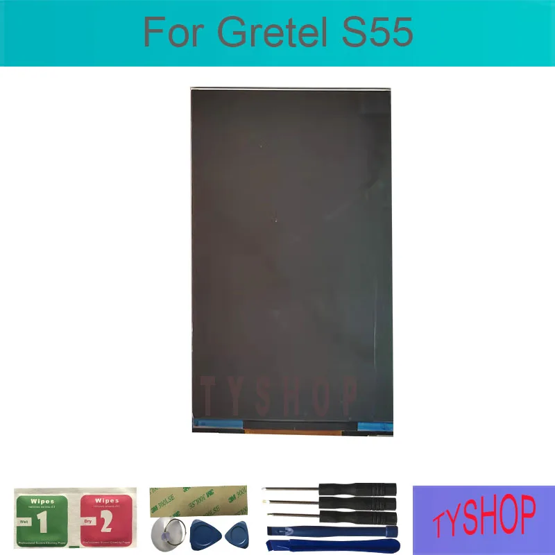 Для Gretel S55 ЖК-дисплей без сенсорного экрана дигитайзер Замена с инструментами |