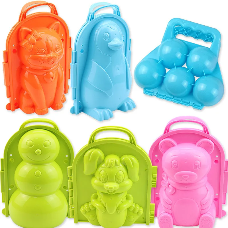 Snow Mold Snowball Maker Clip Snow Sand Mould Tool Toy for Children Kids Outdoor Winter Safety Cartoon Duck Fun Sports Snow Mold Snowball Maker Clip Snow Sand Mould Tool Toy for Children Kids Outdoor Winter Safety Cartoon Duck Fun Sports