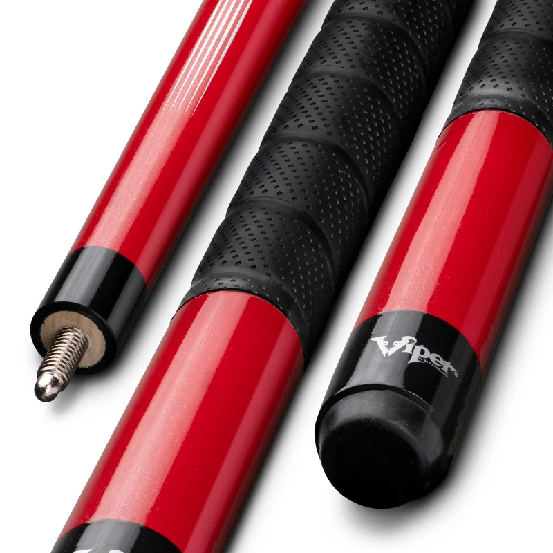 

Бильярдный Кий Sure Grip Pro 58 дюймов, красный бильярдный кий из 2 частей, 19 унций