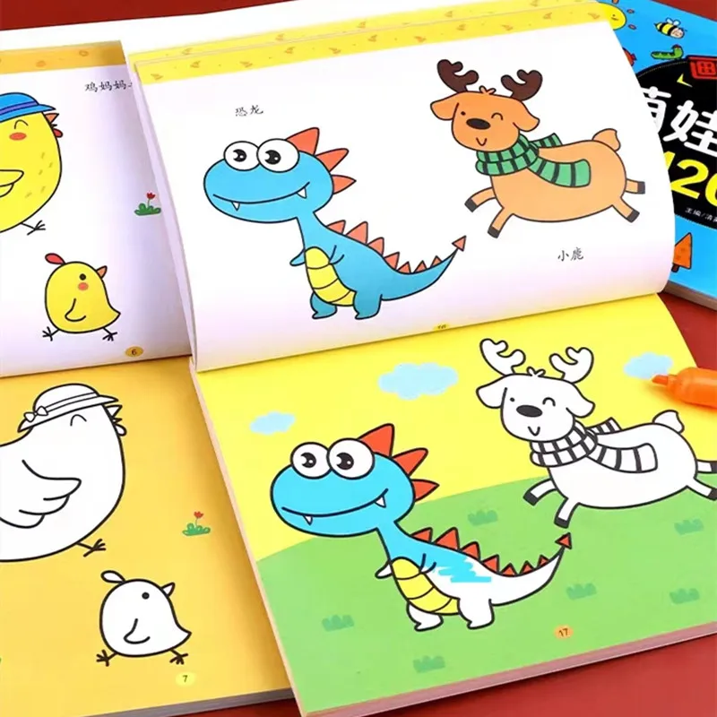 

Kids 1200 Cases Coloring Books Children Preschool Painting Training Drawing Graffiti Book for Boys Girls 2 3 4 6 8 Years Old