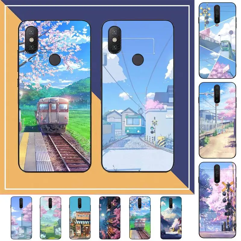 

Japanese Anime Landscape Phone Case For Redmi Note 4 X 5 A 6 7 8 Pro T 9 Pro 9S 10 Pro 11 Pro 11S 11Epro PocoM3pro