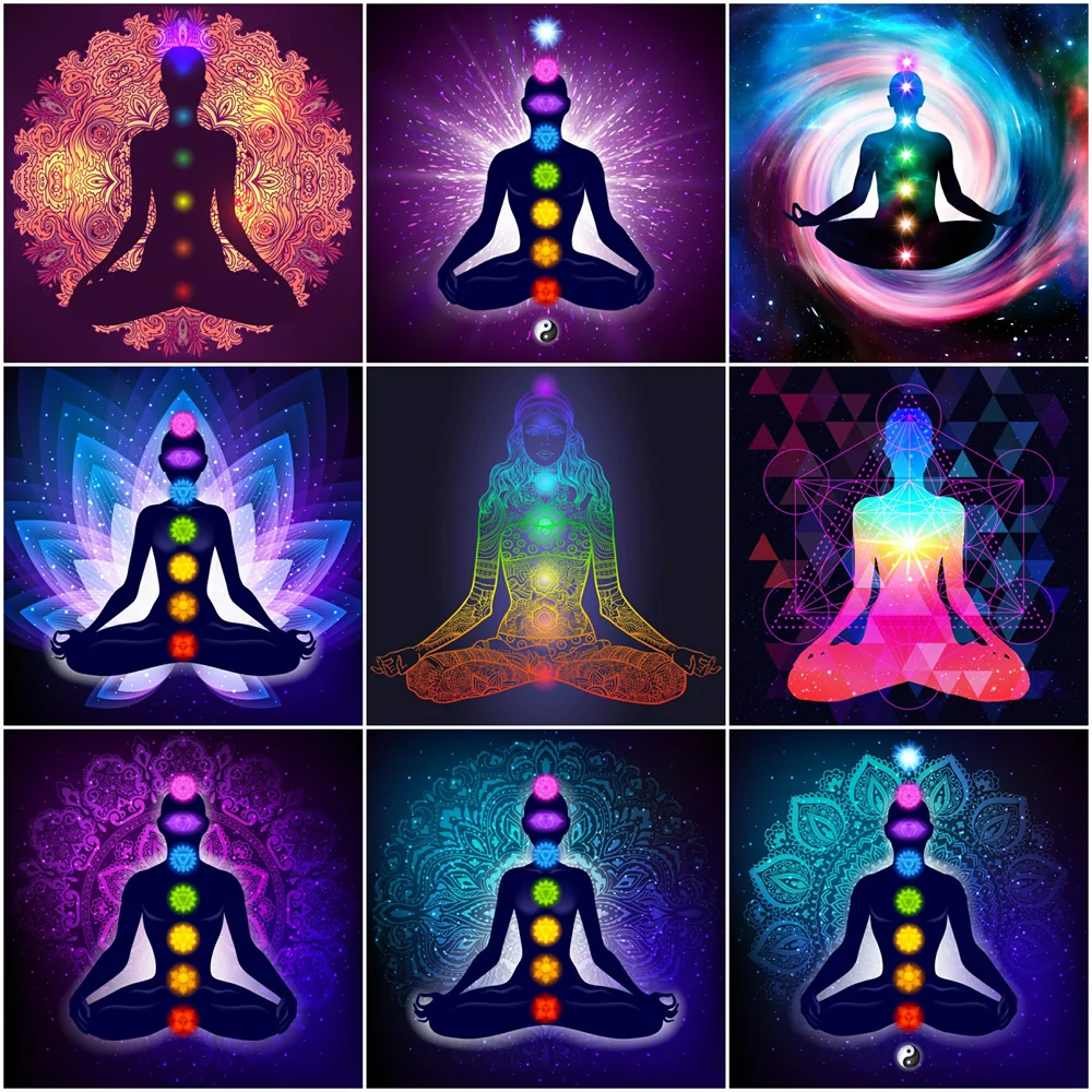 

Алмазная живопись HUACAN, религиозная вышивка Будды 5D, квадратная/круглая искусственная живопись, хобби, украшение для дома