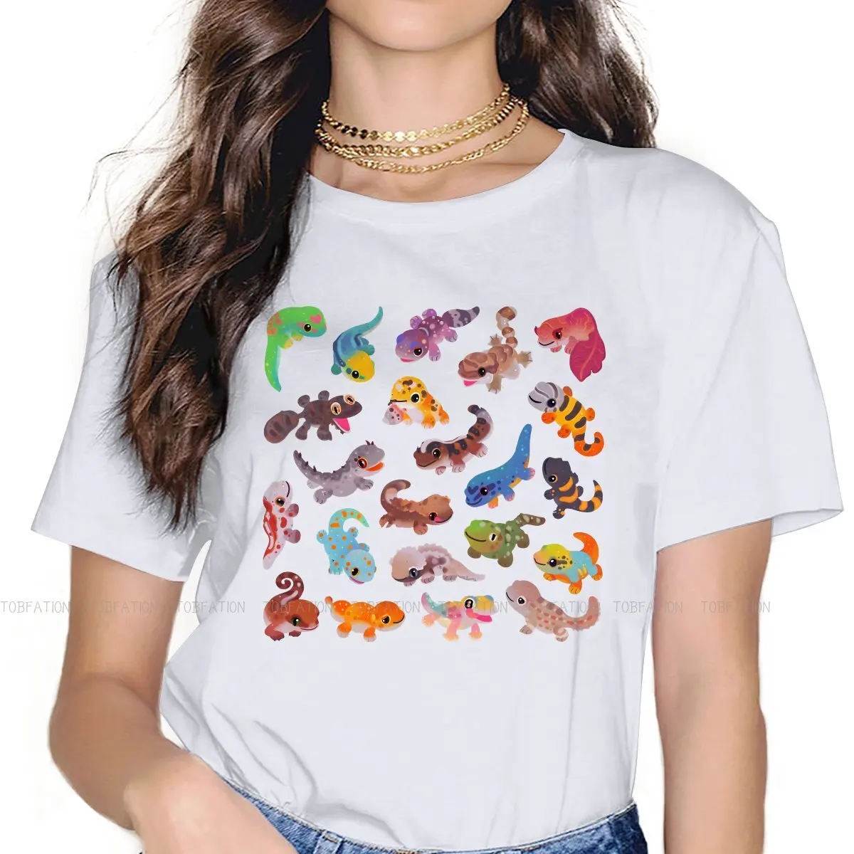 

Женская футболка в стиле Харадзюку, 4XL