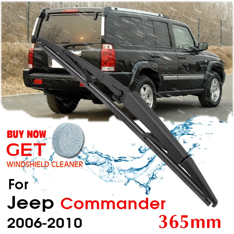 Car Wiper Blade Rear Back Window Windscreen Windshield Wipers For Jeep Commander Hatchback 365mm 2006-2010 Auto Accessories