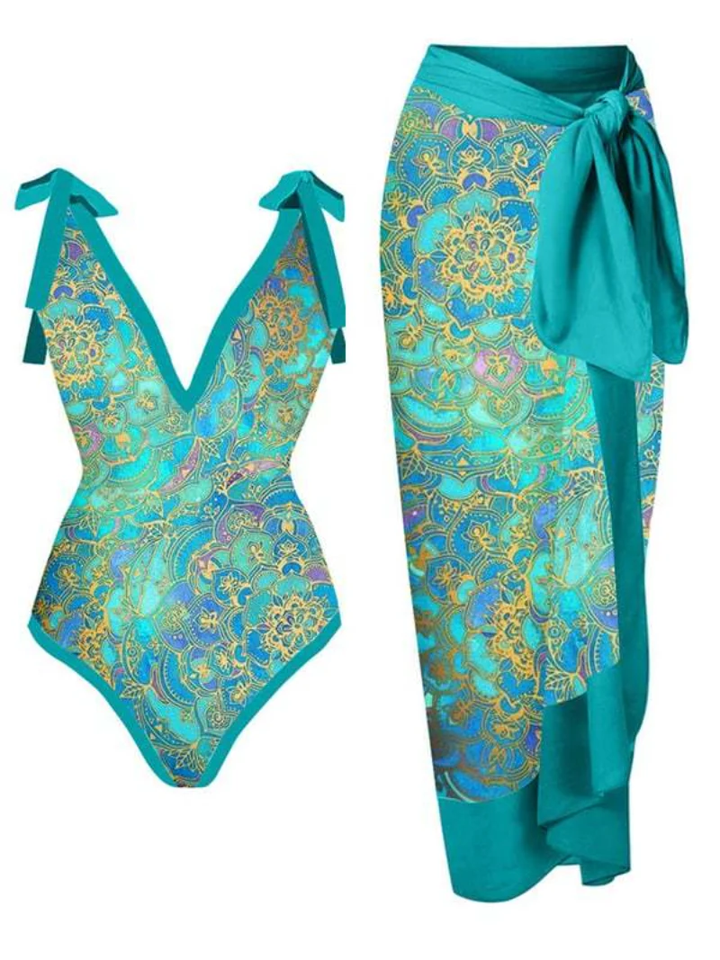 

Vintage Women Swimwear One Piece Swimsuit Luxury Bikini Backless Beach Dress Designer Bathing Suit Summer Surf Wear Beachwear