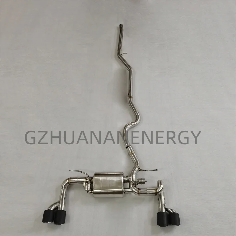 Фото Выхлопная система Valvetronic Catback для 320 F35 2.0T с четырьмя насадками, клапанным глушителем и трубами из нержавеющей стали 304 №5