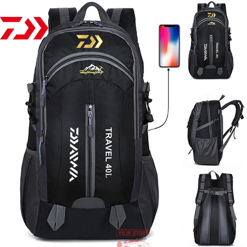 

Daiwa Fishing Bag Men Women Outdoor Waterproof Mountaineering Backpack Wearable Travel Multifunctional Backpack Fishing Bags