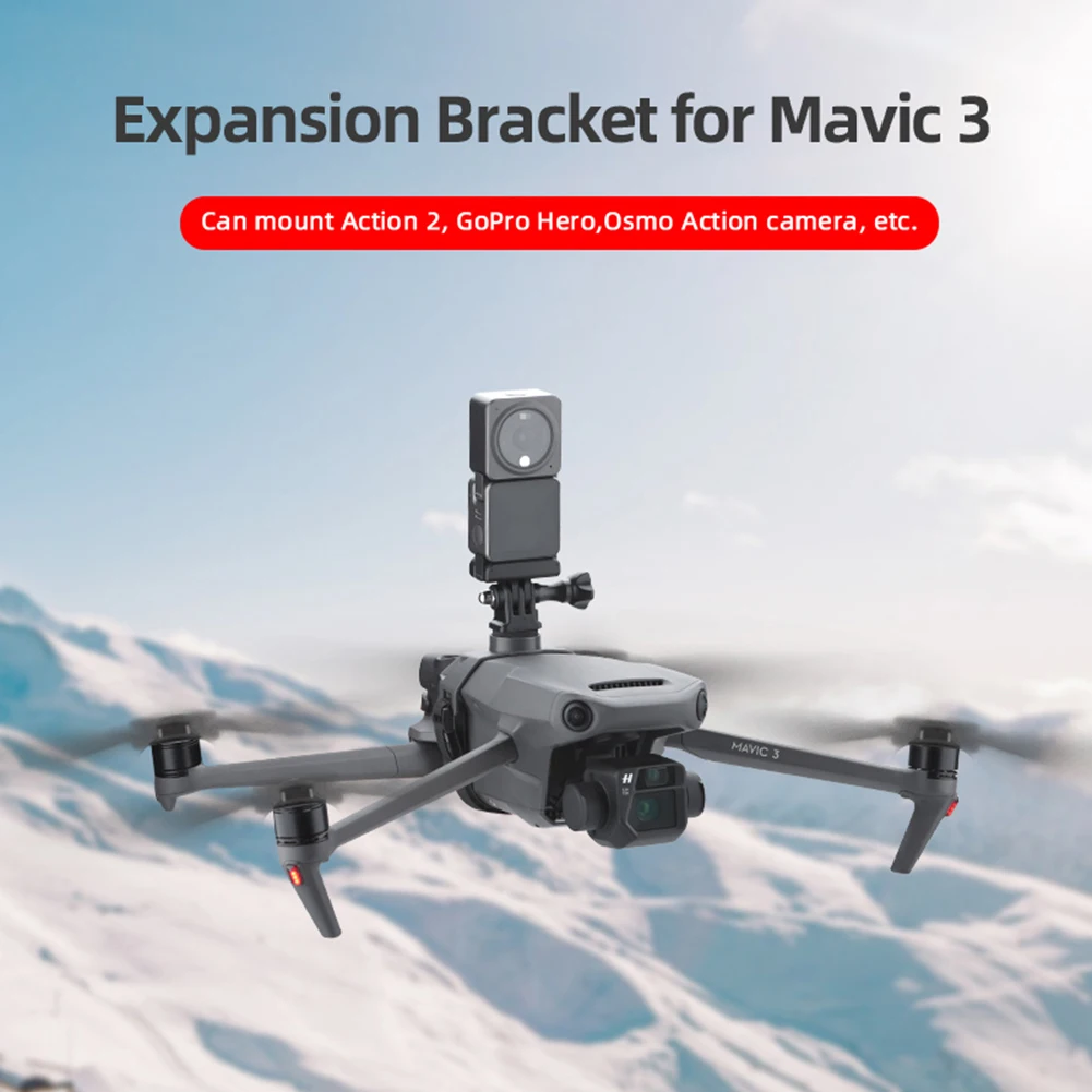 

EWB9155 Top Expansion Mount Kit Camera Fill Light Holder Mounting Bracket for DJI MAVIC 3 Action Camera Drone Accessories