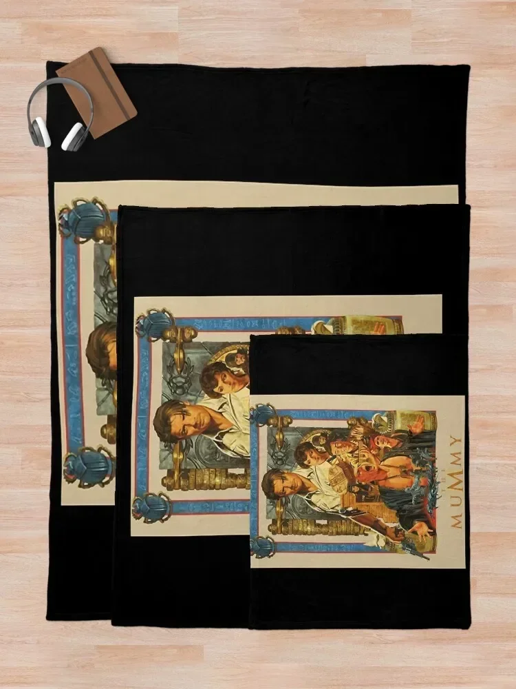 Brendan Фрейзер мама Рик оконнелл одеяло в тонкую клетку для дивана тонкие одеяла