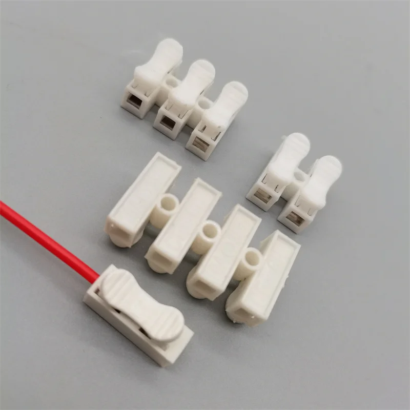 

CH-1 / 2 / 3 / 4 flexible and hard wire quick connector 1 / 2 / 3 / 4P electrical crimping terminal block splicing cable clamp