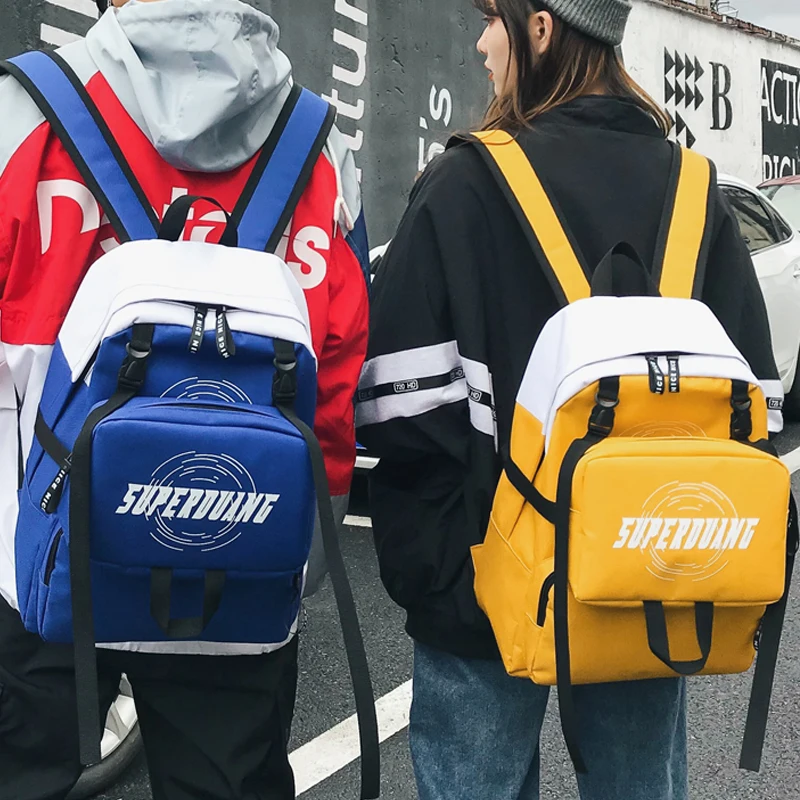 

Multi-Purpose Travel Backpack Male Schoolbag Female Student Harajuku Ulzzang High School Student College Student Vintage Campus