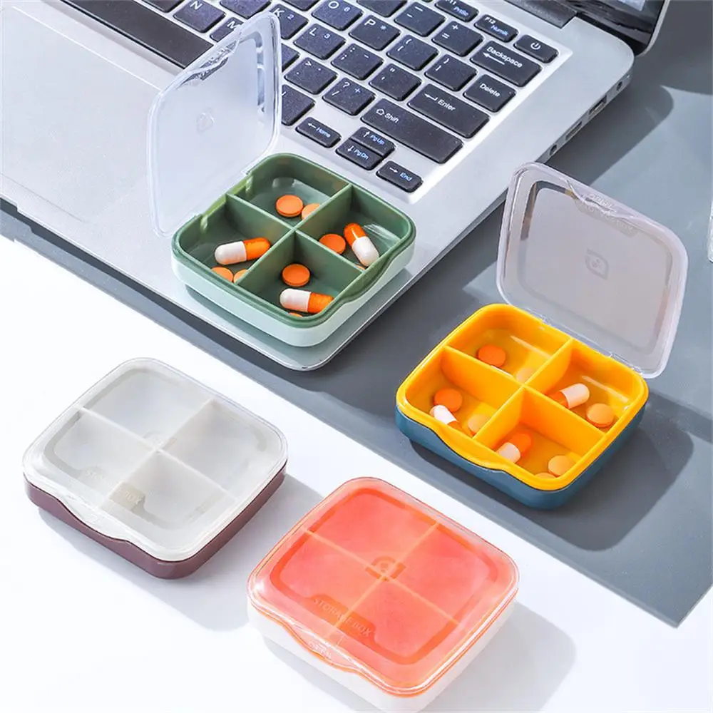 

6 Grids Medicine Pill Box Organizer Moisture Proof Travel Pill Case for Pocket Pill Case Portable Medicine Storage Container