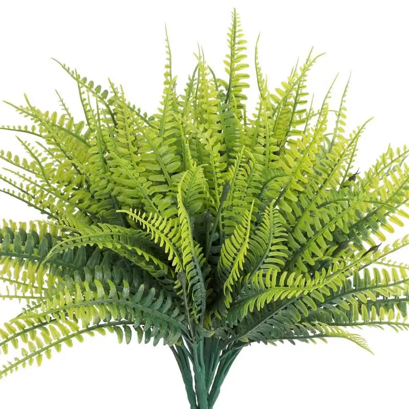 

Artificial Persian Ferns Flowers And Grass Green Leaves Fitting Flower Arrangement Faux Ferns Moss For Wedding Home Garden Decor