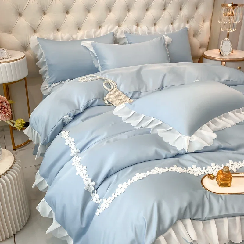 Комплект постельного белья из тенселя NoEnName_Null 4 шт.