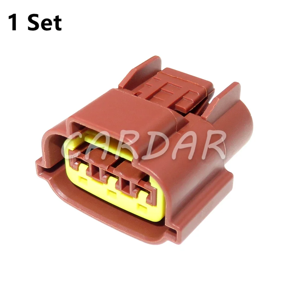 

1 комплект, 3-контактный 6098-0142, автомобильная вилка катушки зажигания, водонепроницаемый разъем TPS, разъем датчика положения дроссельной заслонки для Nissan