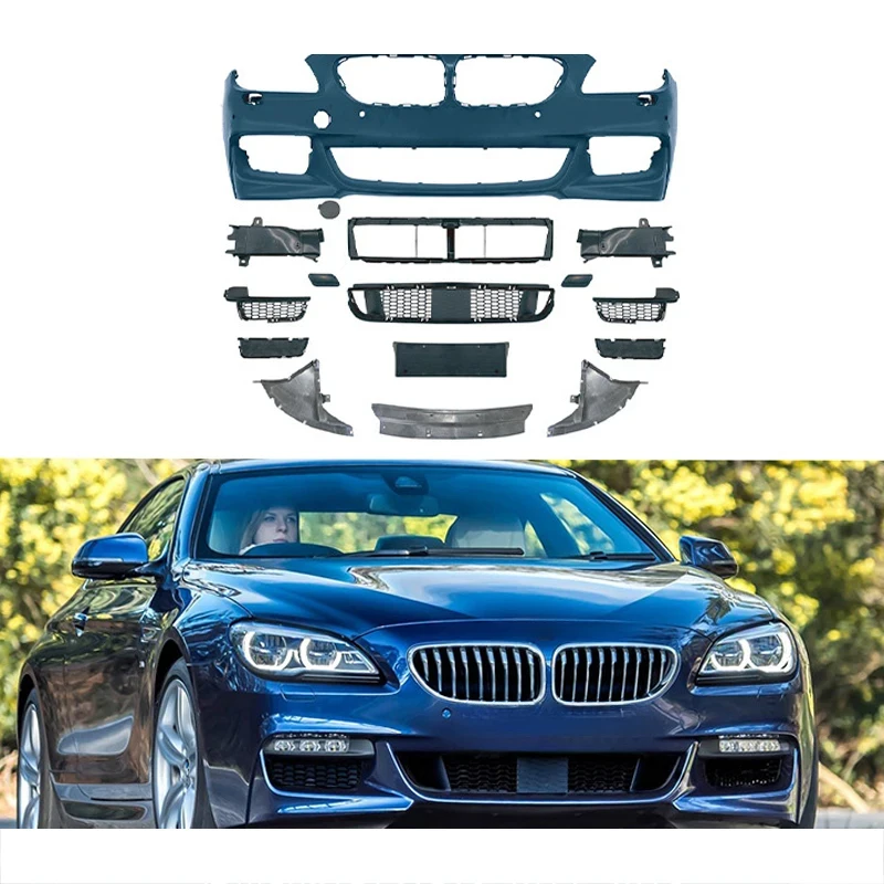 Фото Заводские цены, конкурентные цены на автозапчасти: комплекты обвесов MT M Sport, бамперы, обвесы M Tech для BMW 6 серии F06 F12 F13 2011-2016 годов выпуска. №3