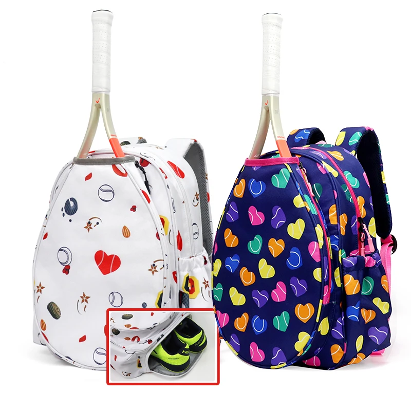 Greatspeed Racket Backpack for Adult Kids with Sneakers Compartment Sports Racquet Badminton Bags Padel Beach Tennis Sport Bag