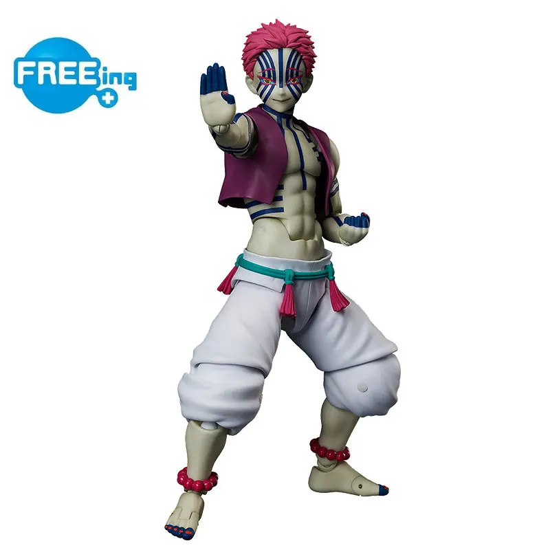 

FREEing Original Demon Slayer Akaza Action Figure Cartoon Model Toy Desktop Ornaments Collectibles Anime Gift Pvc Model Toys