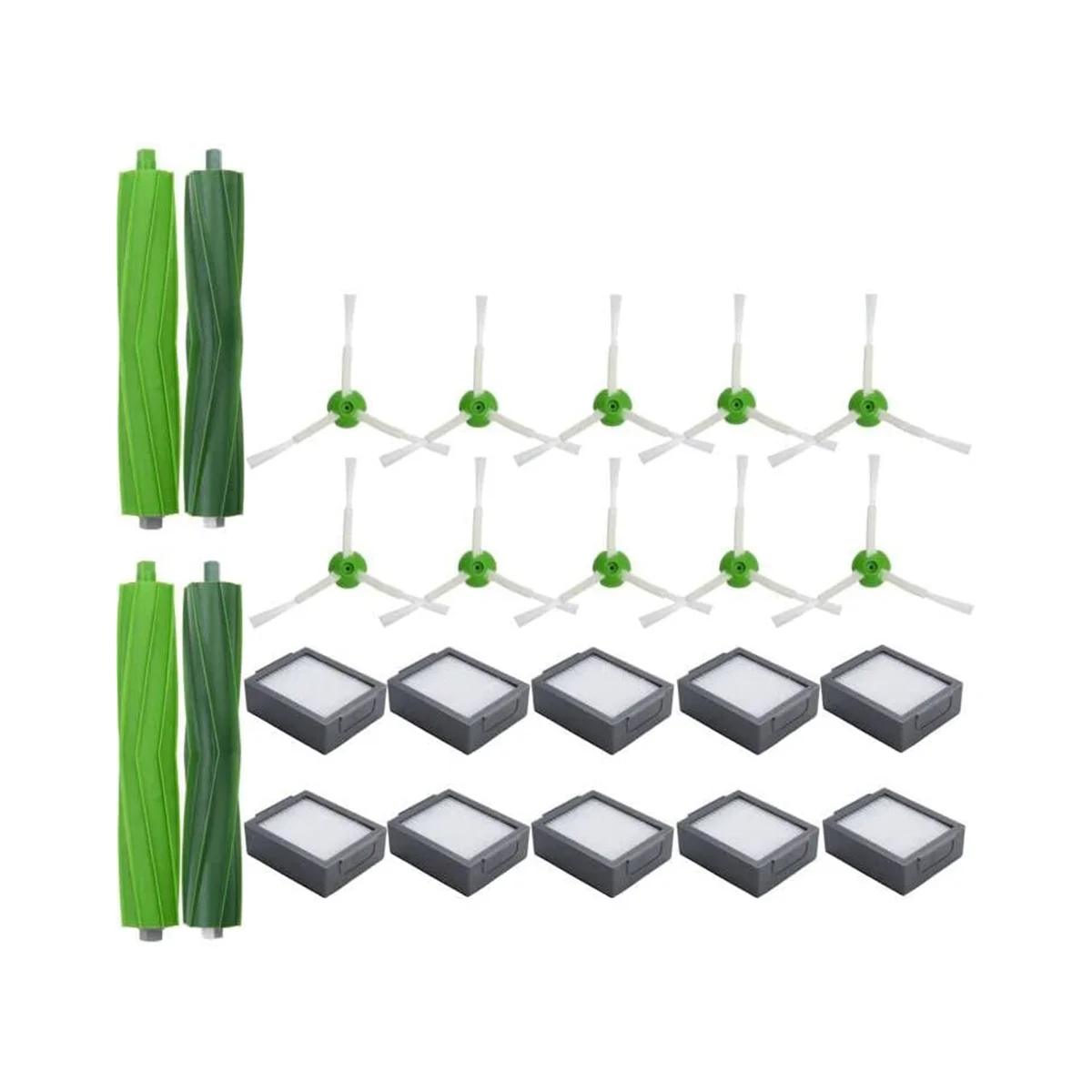 

Сменная основная и боковая щетки, HEPA фильтр для I3 + I4 I4 + I7 I7 + E5 E6, аксессуары для пылесоса