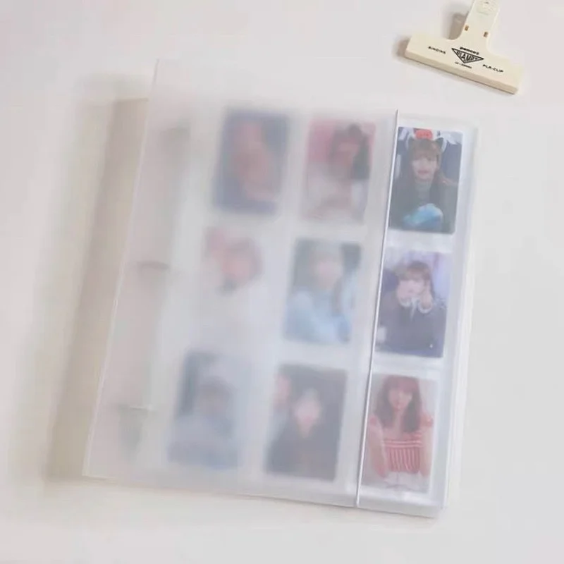 Kpop папка для фотокарт Ins Polaroid Фотоальбом Idol держатель фотокарточек книга