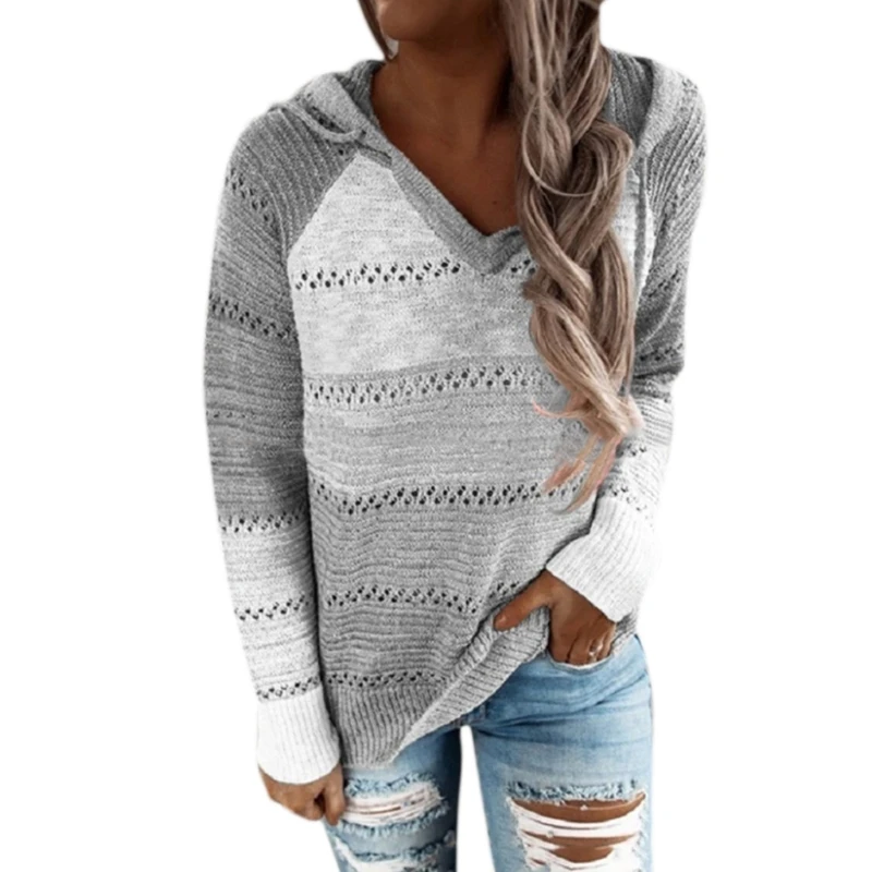 

Женское трикотажное худи с длинным рукавом