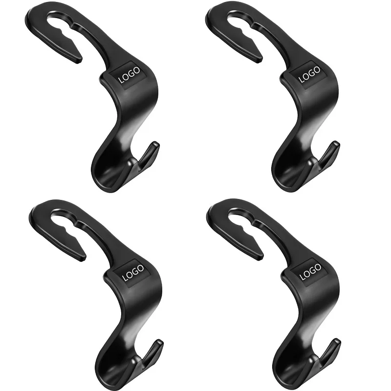 

4 шт., стойка для задней части сиденья автомобиля, кронштейн для полки, крючок для хранения, наклейка для Hyundai IX25 IX35 I20 I30 I40 Elantra Solaris Sonata