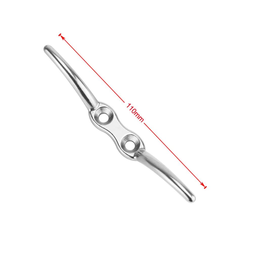 

Hook Rope Boat Cleat 316 Stainless Steel Flagpole Silver110mm / 4.33 Inch