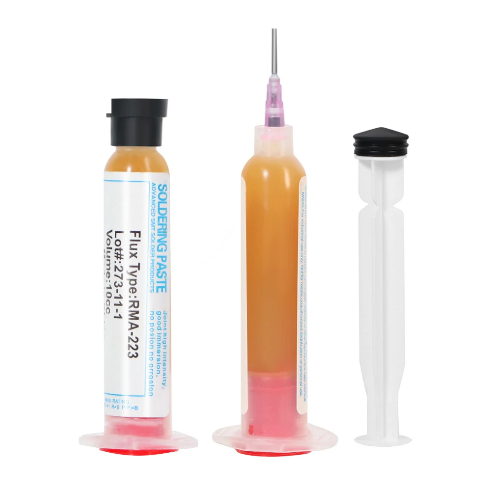 

Solder Paste 10cc Flux For Soldering Solder Paste RMA223 RMA-223 Grease Computer Chips Phone LED BGA SMD PGA PCB Repair Tools