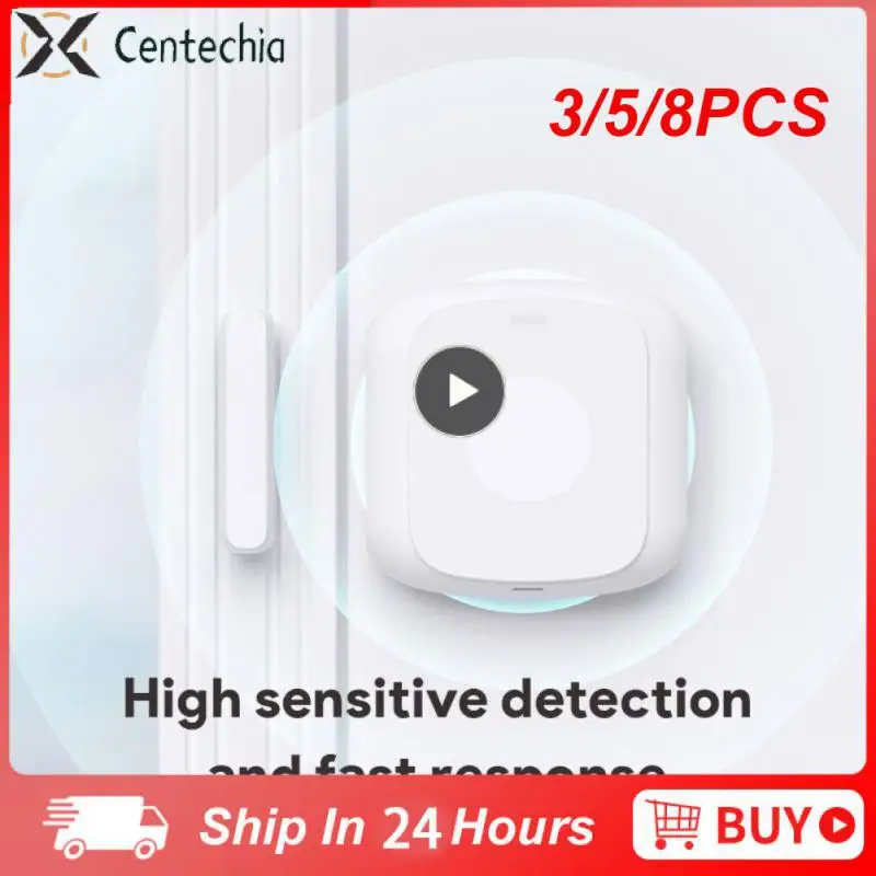 

3/5/8PCS Alarm Burglar Ultra Low Power Consumption Home Security Door And Window Entry Sensor Scene Function Security Protection