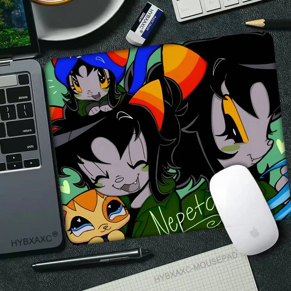 Фото Коврик для мыши Funny Game MSPA Nepeta Leijon, небольшой коврик для мыши с замком LockEdge для геймеров, коврик для компьютерного стола, прямоугольный, противоскользящий, резиновый №4