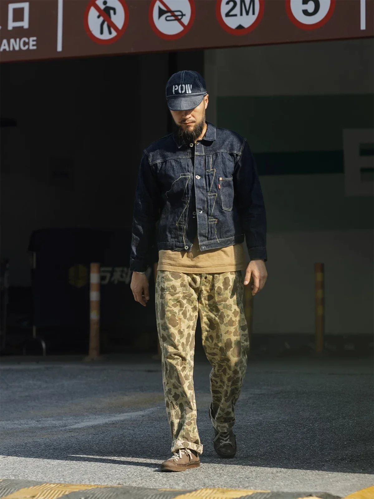 Прочная джинсовая куртка Bronson 44806XX военная модель синяя блузка с кромкой связью