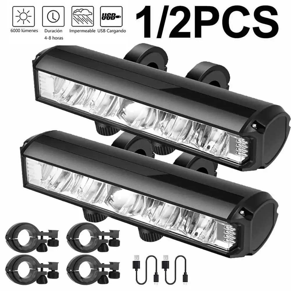 Задний фонарь для велосипеда, 1/2 мАч, 8000 лм