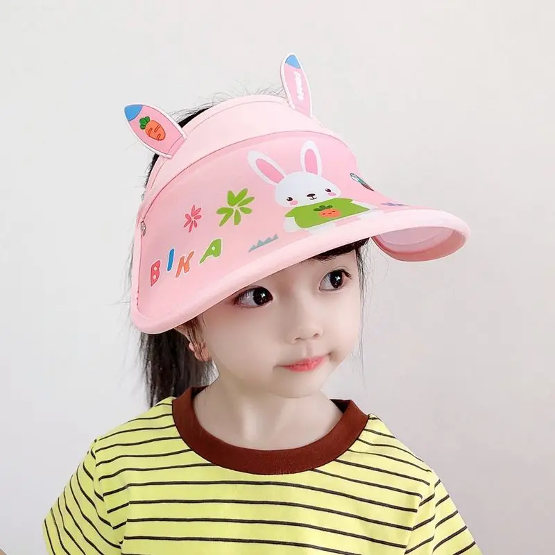 

Детская Солнцезащитная шапка с мультяшным рисунком, новинка, летняя Солнцезащитная шапка для мальчиков и девочек, весенне-осенняя Солнцеза...
