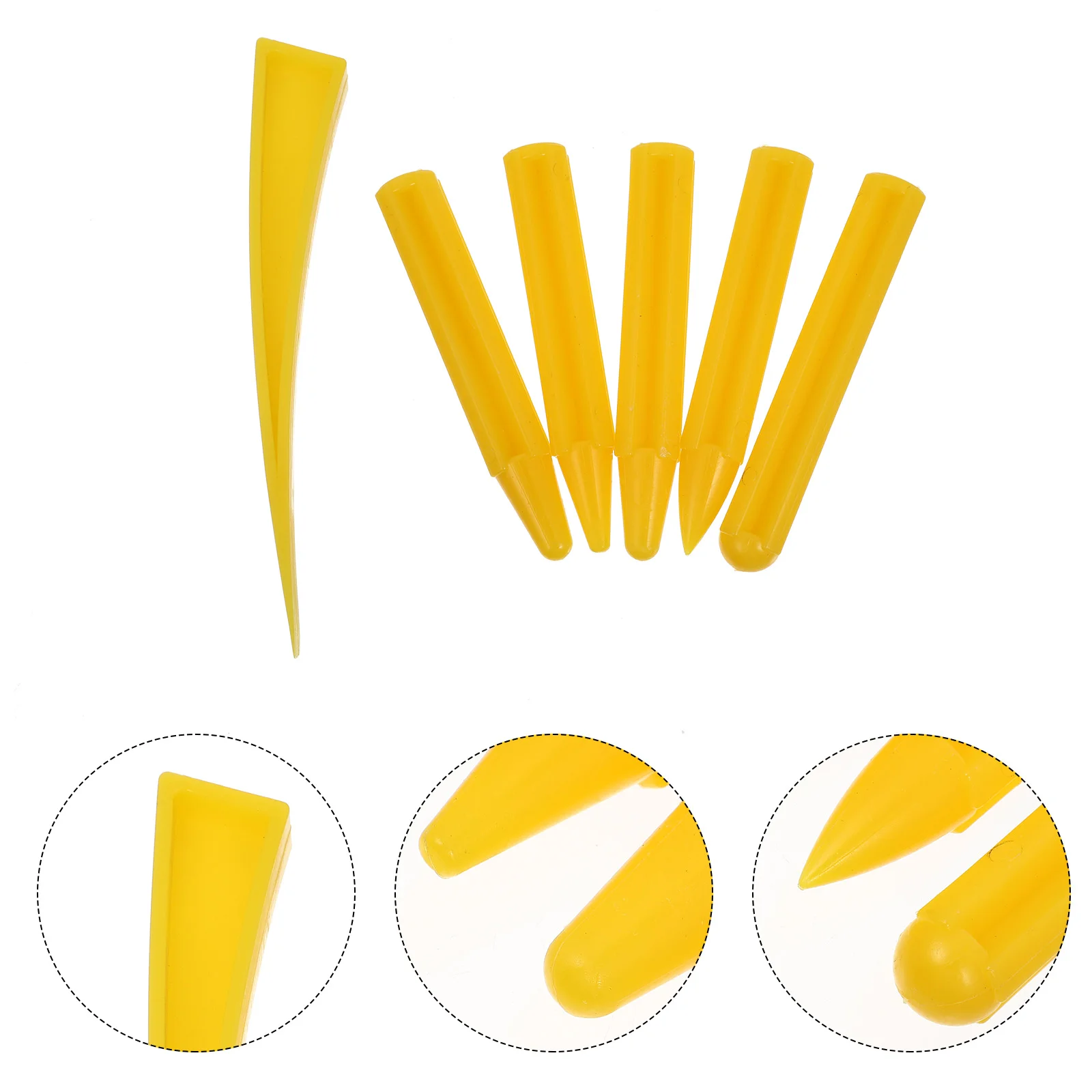 

6pcs Portable Paintless Dent Repair Tool Car Door Wedge and Leveling Pen Car Dent Removal Tool