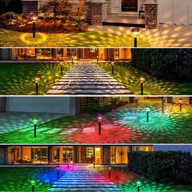 Outdoor Solar Lamp Led Solar Pathway Lights For Garden/landscape/yard/patio/driveway/walkway Garden Lights Waterproof 6