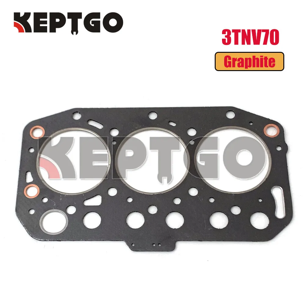 

NEW 3TNV70 3D70E Engine Cylinder Head Gasket For Yanmar Mini Excavator Loader Generator