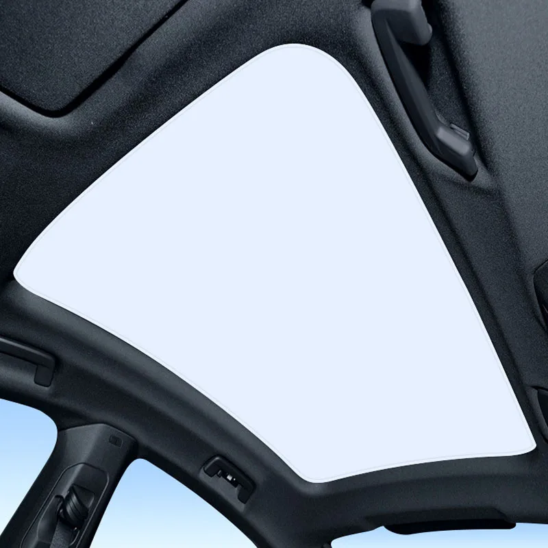 Фото Для Porsche Taycan 2023 2024 2025 автомобильный красочный ледяной кристалл люк солнцезащитный козырек мансарь крыша теплоизоляция затенение авто аксессуар №5