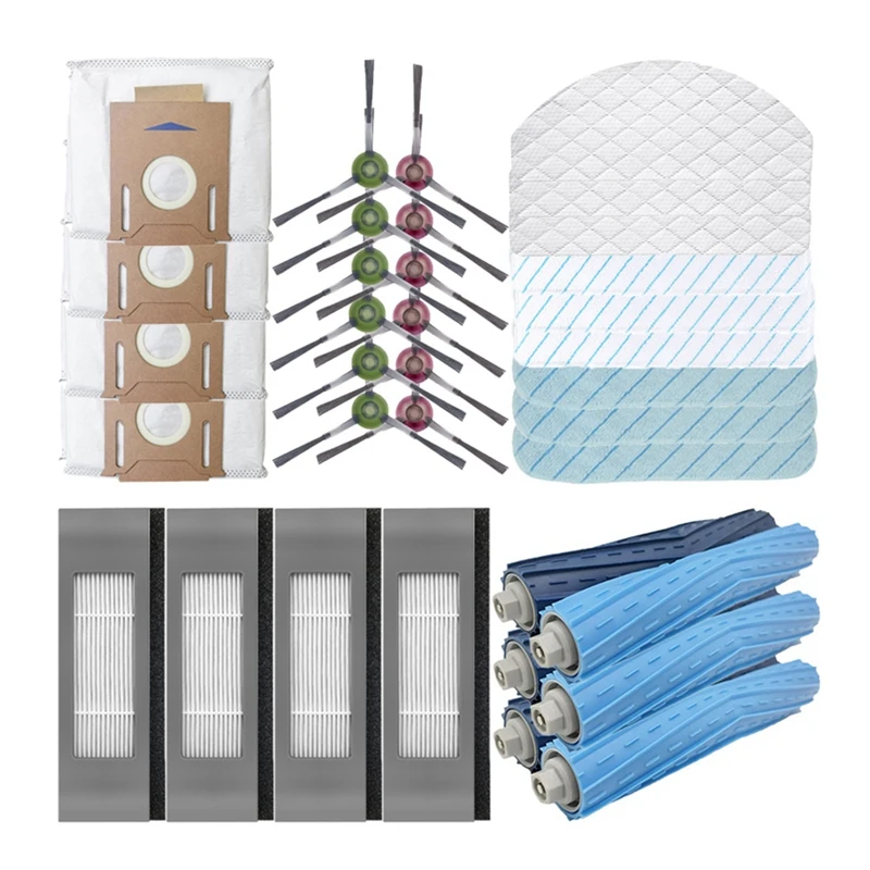 

Пылесборник, основная боковая щетка, Швабра, тканевый фильтр, Запчасти Для Ecovacs Deebot T9 AIVI T9 PRO T9 MAX T9 POWER, запчасти для пылесоса