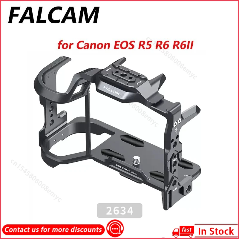 

Клетка FALCAM для камеры Canon EOS R5 R6 R6II быстросъемный защитный чехол F22 комплект L-кронштейн опорная пластина