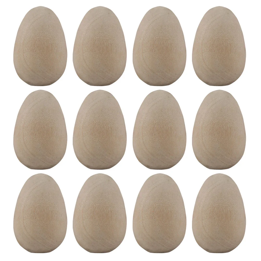 

Eggs Wooden Egg Bird Kids Crafts Craft Unpainted Wood Diy Toys Fake Painting Girls 12 Miniblankunfinished Toy Shape Ornaments