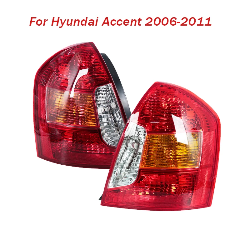 Фото Задний фонарь для Hyundai Accent 2006-2008, 2009, 2010, 2011 годов выпуска, стоп-сигнал, фонарь заднего хода, сигнальная лампа без лампочки №2