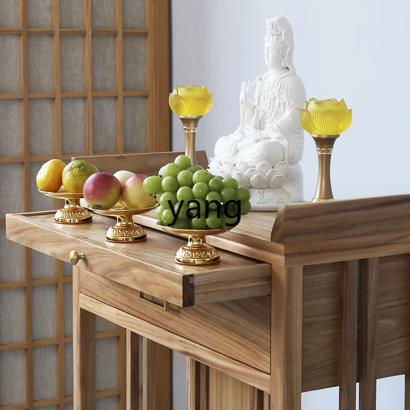 XYY предлагает благовония на столе домашний шкаф с блеском Будды столик для дань